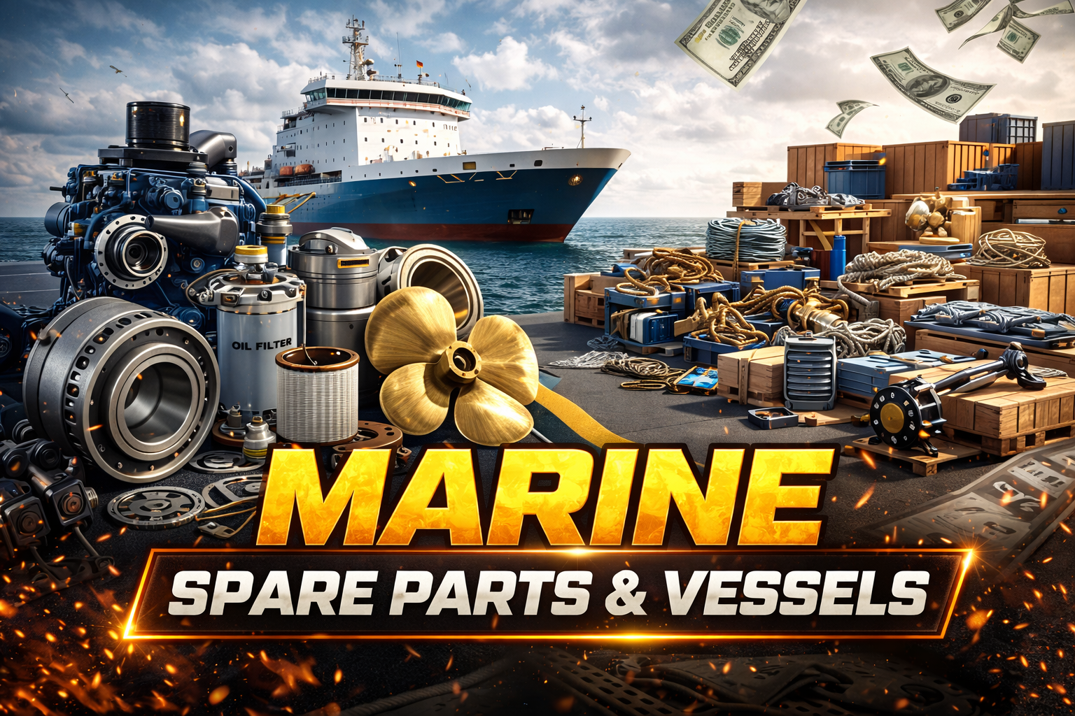 Marine Spare Parts for Ships & Vessels in Today’s High-Risk Seas