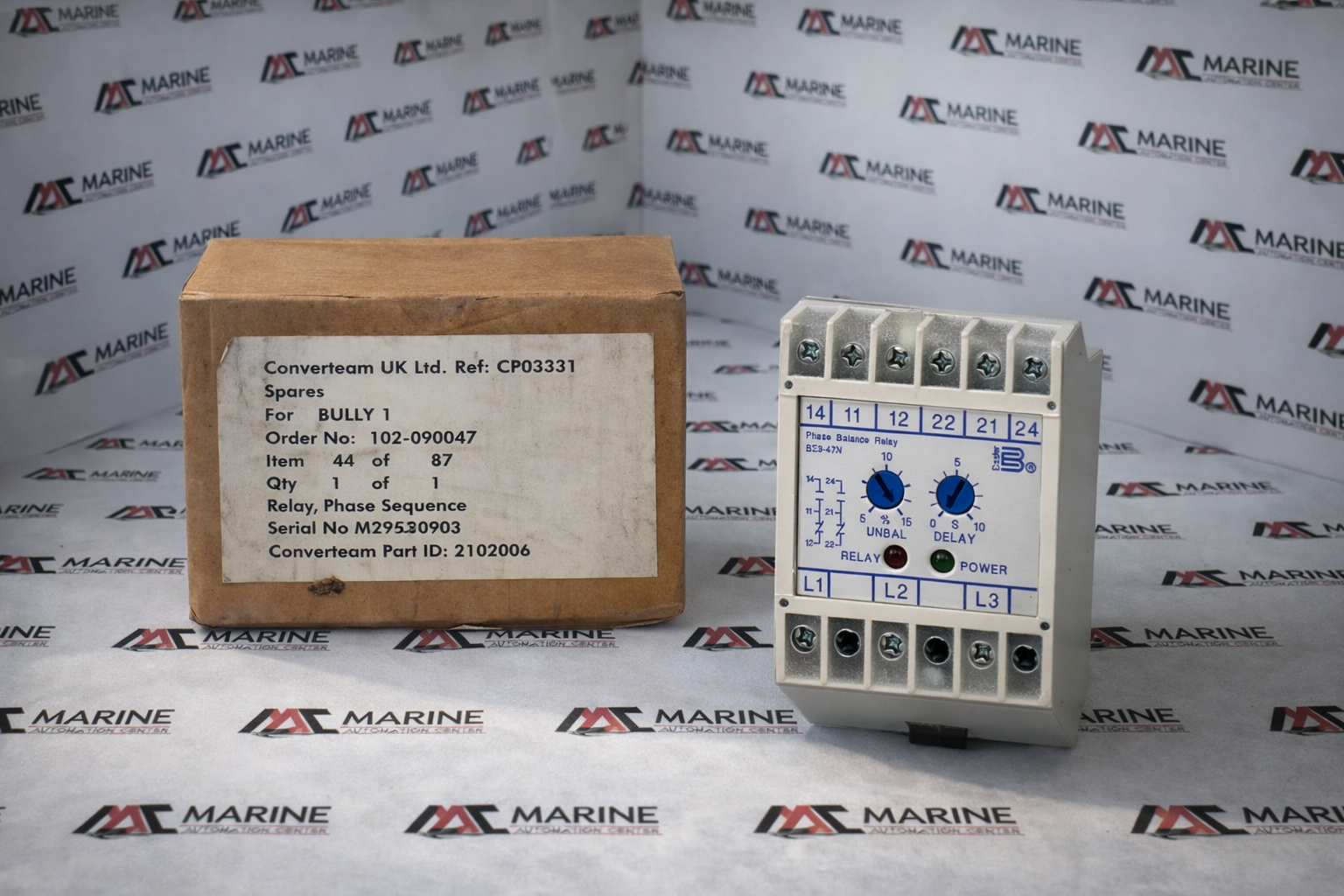 Basler Electric Be3-47n-3a4n2 Phase Balance Relay thumbnail