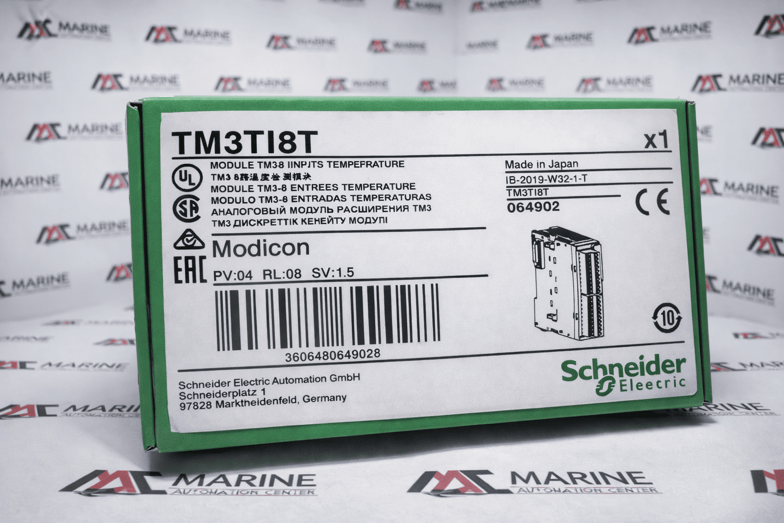 Schneider Electric Tm3ti8t PLC Analog Input Module thumbnail