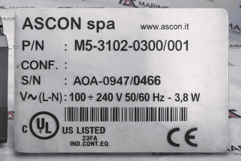 Ascon M-5-3102-0300/001 Process Controller M5 3102000 thumbnail