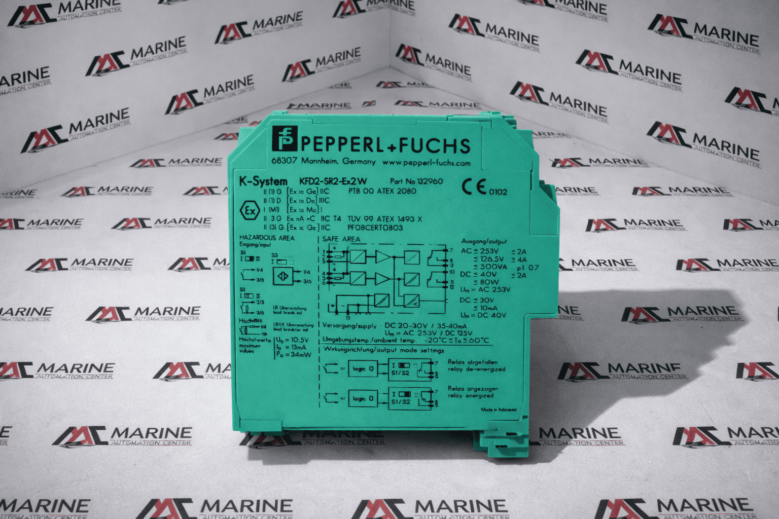 Pepperl+fuchs Kfd2-sr2-ex2.w Switch Amplifier 132960 thumbnail