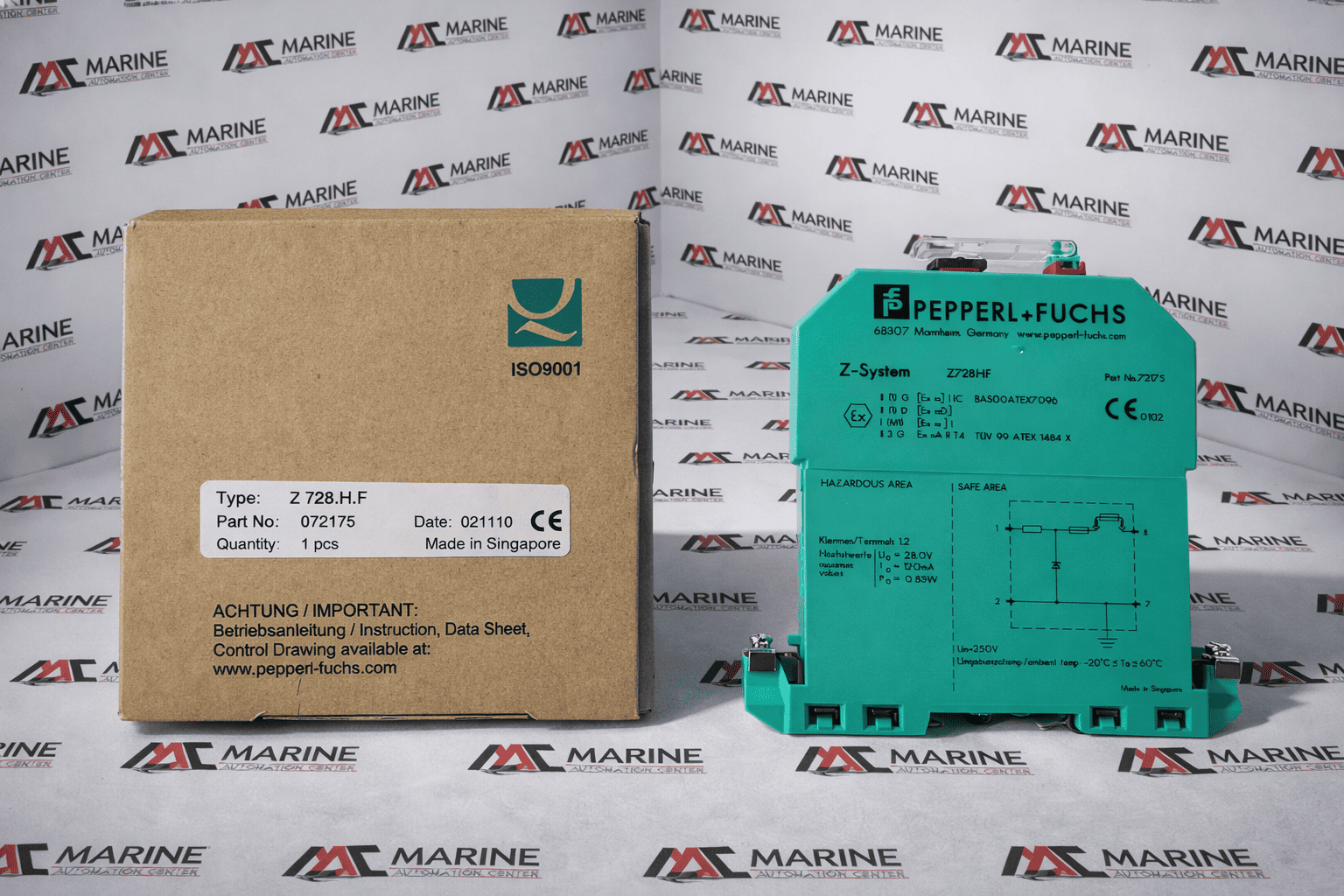 Pepperl+Fuchs Z728hf Zener Barrier 72175 thumbnail