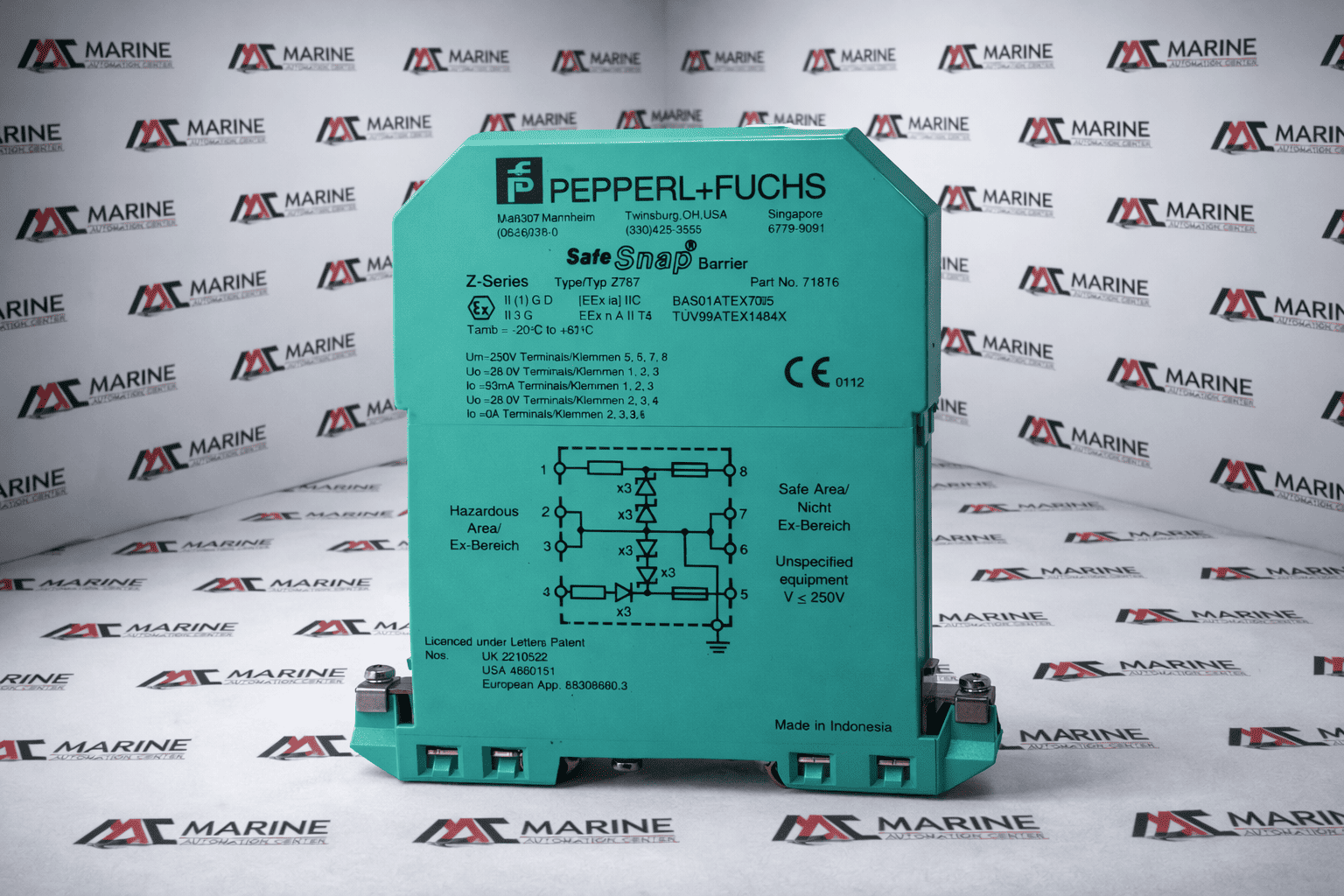 Pepperl+fuchs Z787 Zener Barrier Intrinsically Safe 71816 thumbnail