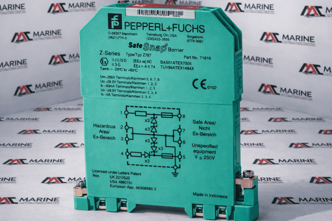 Pepperl+fuchs Z787 Zener Barrier Intrinsically Safe 71816 thumbnail