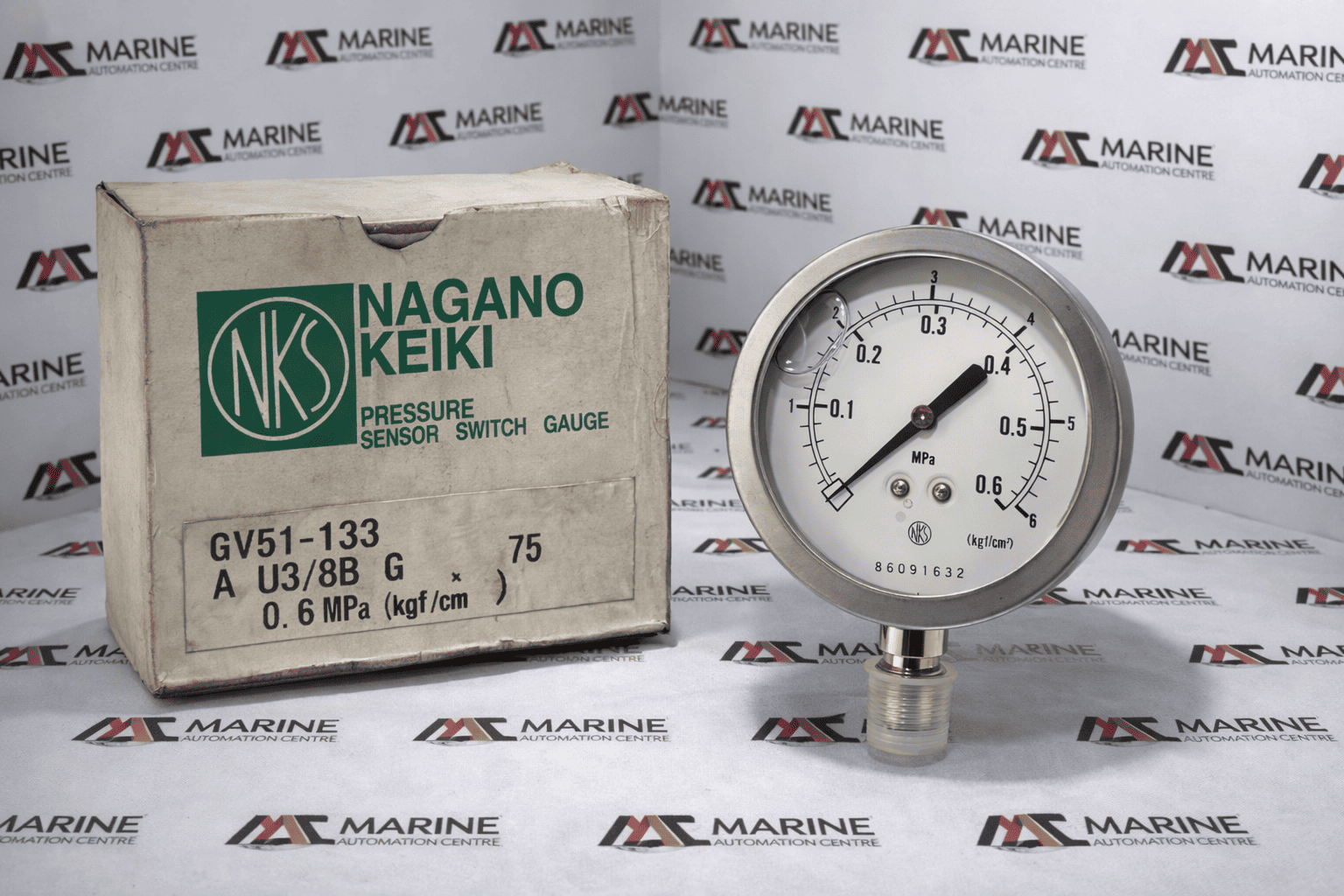 Nagano Keiki Gv51-133 Pressure Sensor Switch Gauge thumbnail