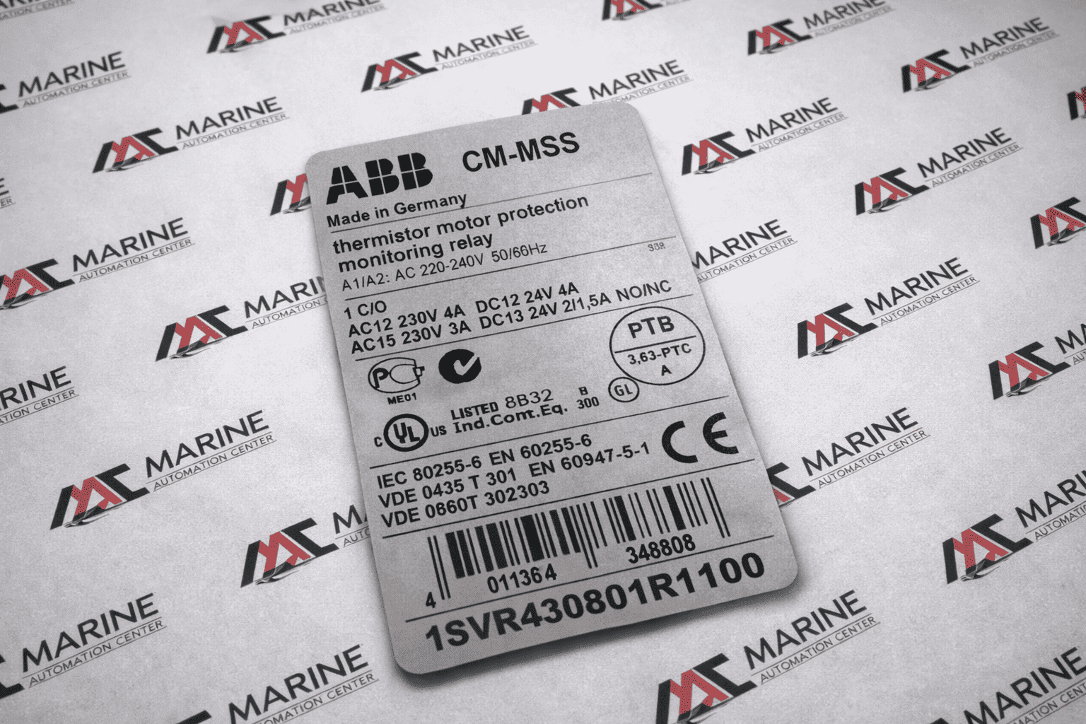 Abb Cm-Mss Thermistor Motor Protection Monitoring Relay 1svr430801r1100 thumbnail