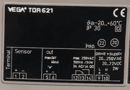 Vega Tor Vegator 621 Signal Condition Instrument Level Switch Ip30 thumbnail