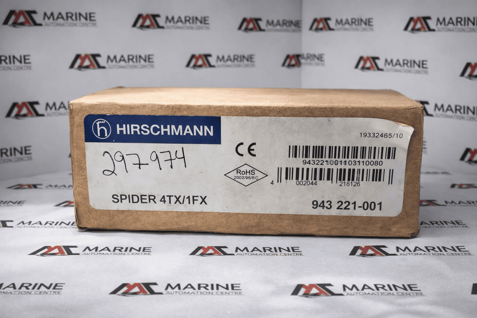 Hirschmann Spider 4tx/1fx Rail Switch 943 221-001