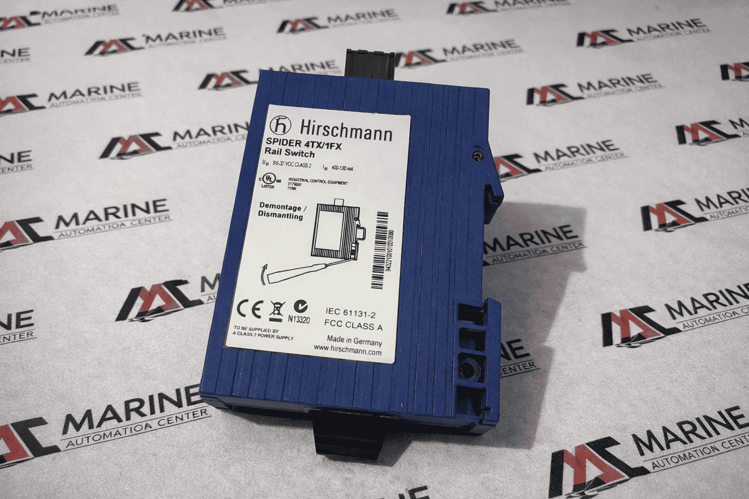 Hirschmann Spider 4tx/1fx Rail Switch 943 221-001 thumbnail