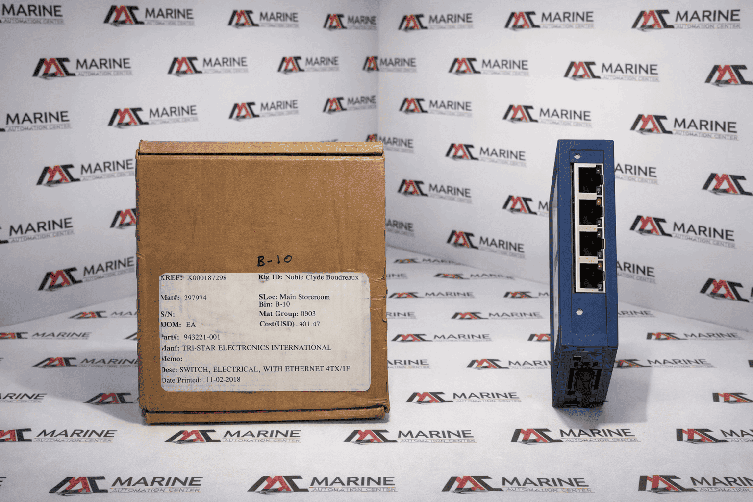 Hirschmann Spider 4tx/1fx Rail Switch 943 221-001 thumbnail