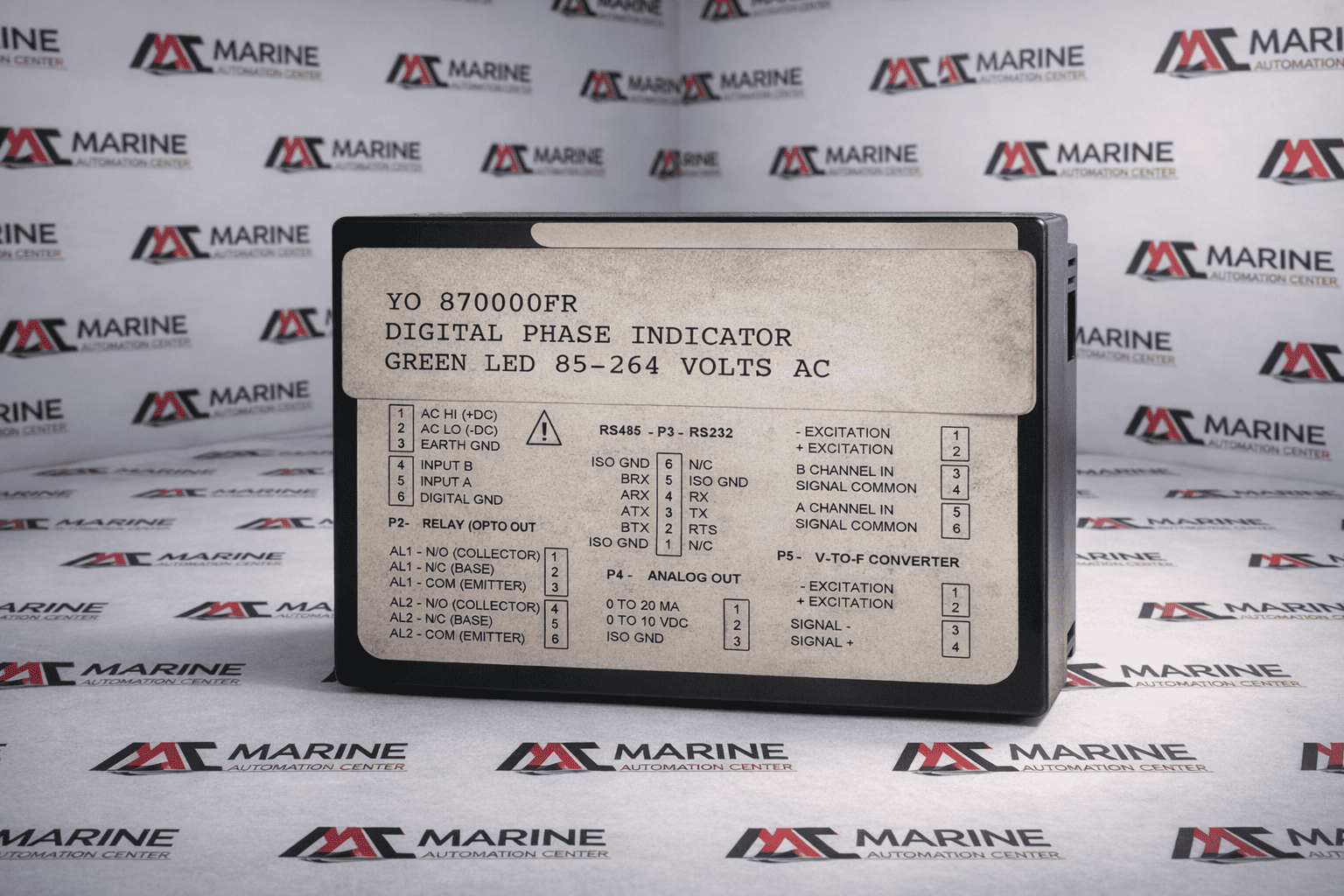 Yokogawa Yo 870000fr Digital Phase Indicator Rs485-p3-rs232 thumbnail