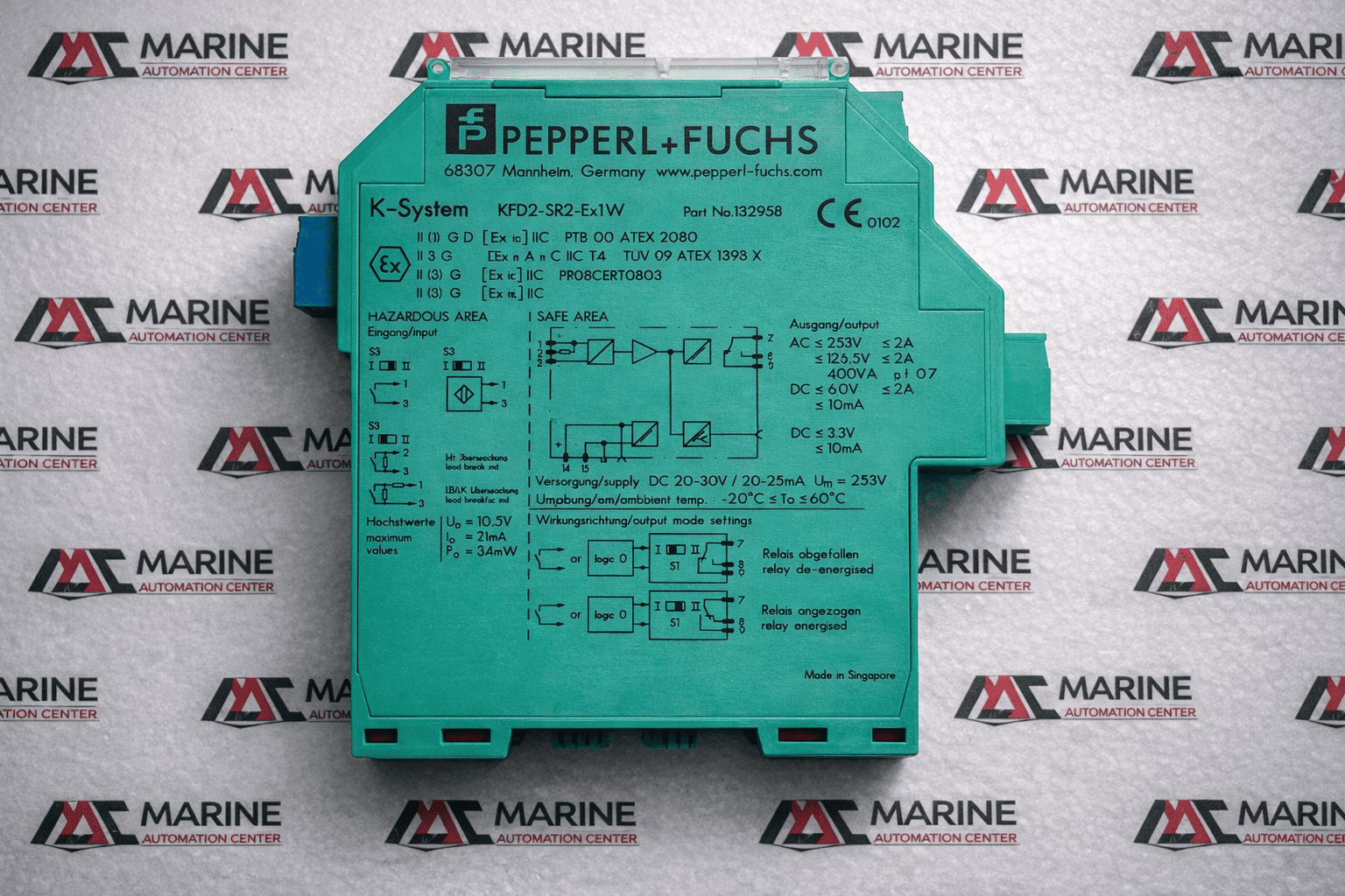Pepperl+Fuchs Kfd2-sr2-ex1.W  Switch Amplifier 132958 thumbnail