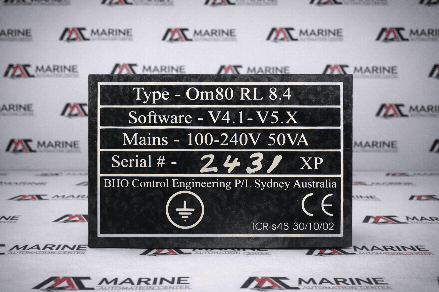 Bho Om80 Rl 8.4 Obscuration Monitor
