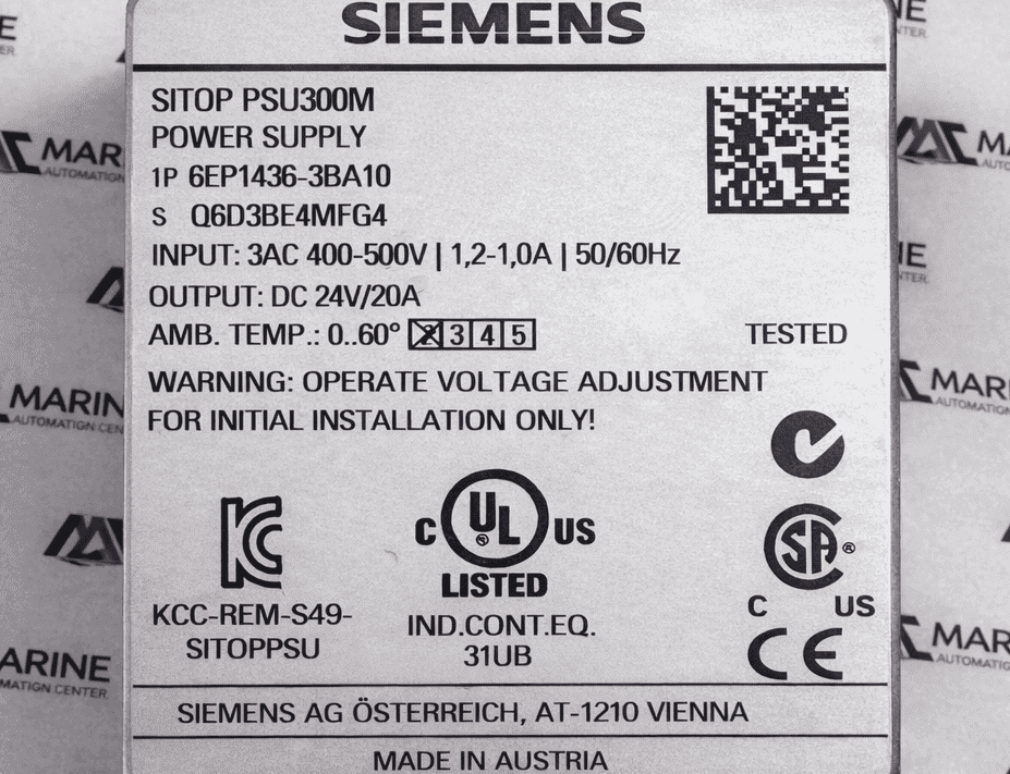 Siemens Sitop Psu300m Power Supply thumbnail