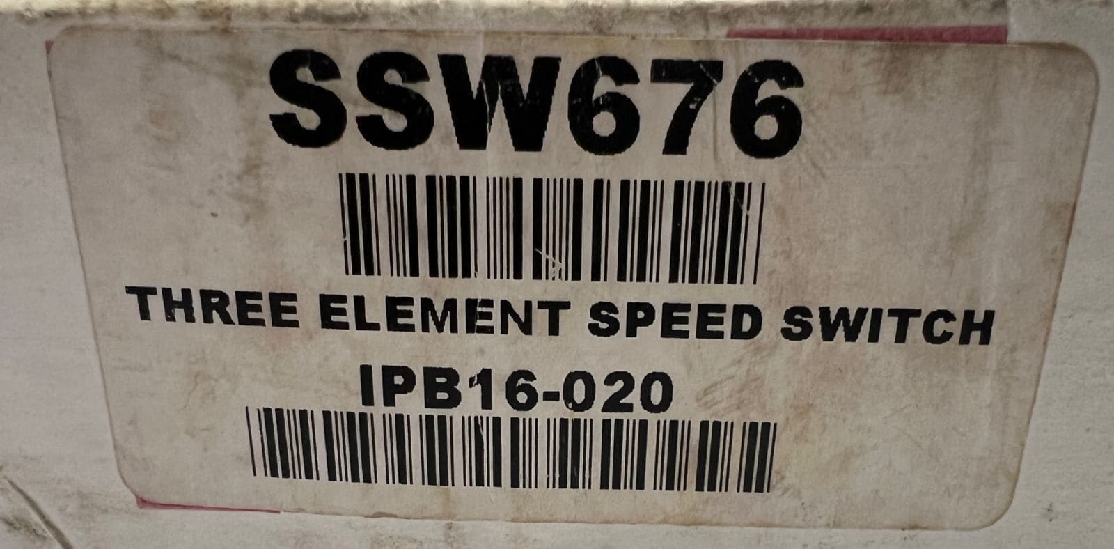 Gac Ssw676 Three-Element Speed Switch Idy11-008 thumbnail