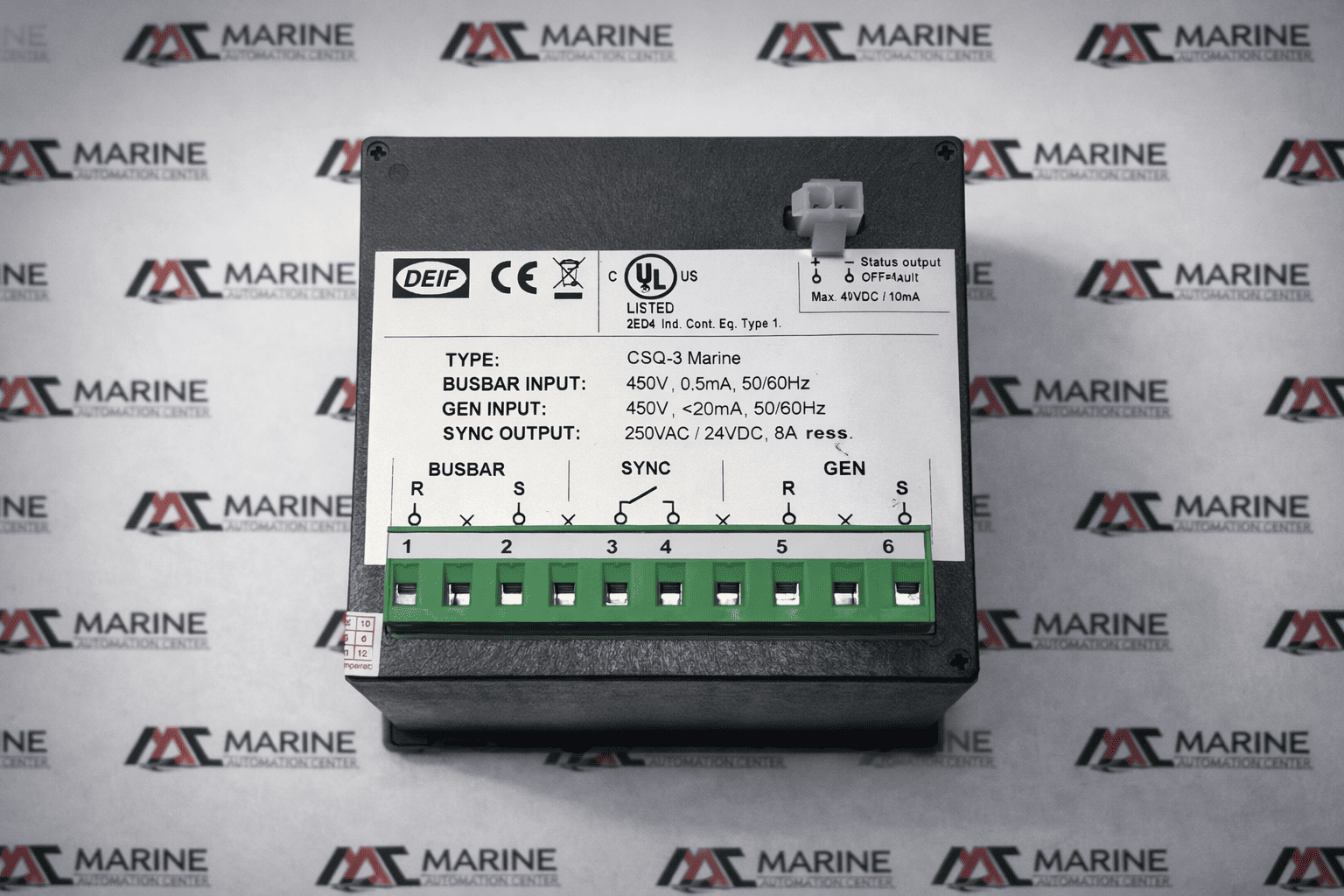 Deif Csq-3 Marine Synchronising Relay thumbnail