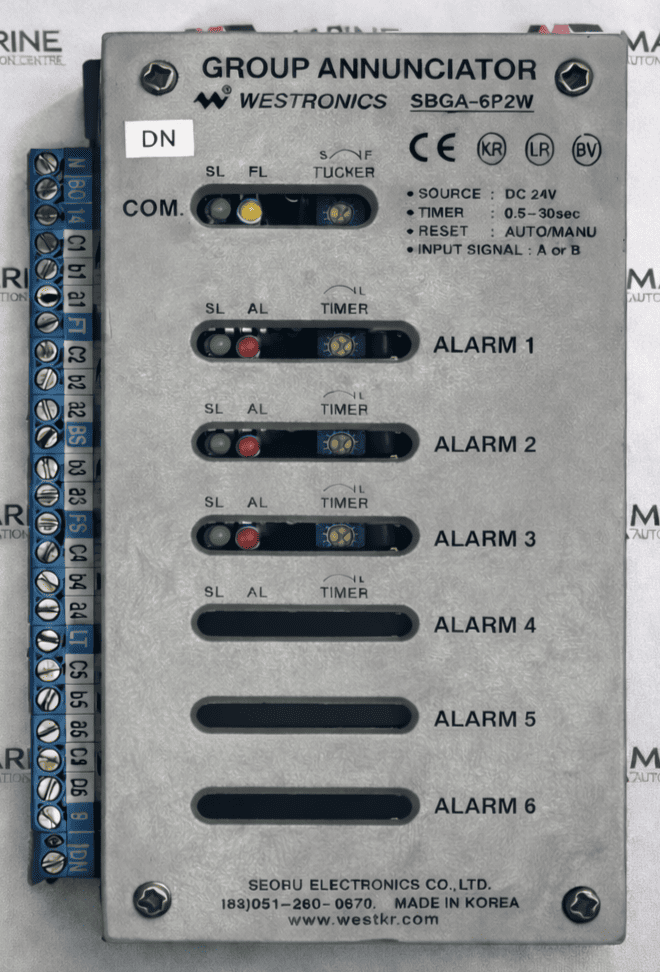 Westronics Sbga-6p2w Group Annunciator