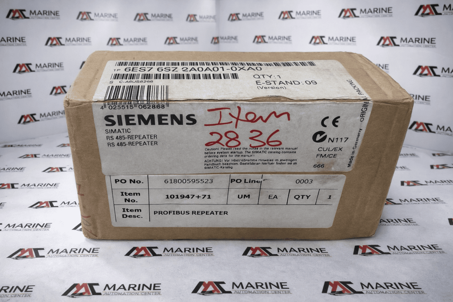 Siemens 6es7 972-0aa01-0xa0 Profibus Repeater Rs485 thumbnail