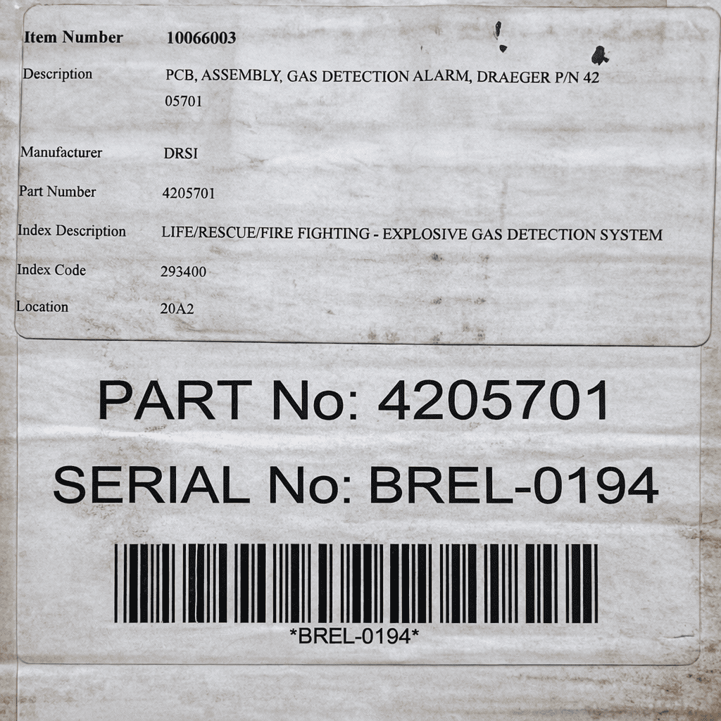 Drager Regard 4205701 PCB Gas Detection Alarm thumbnail