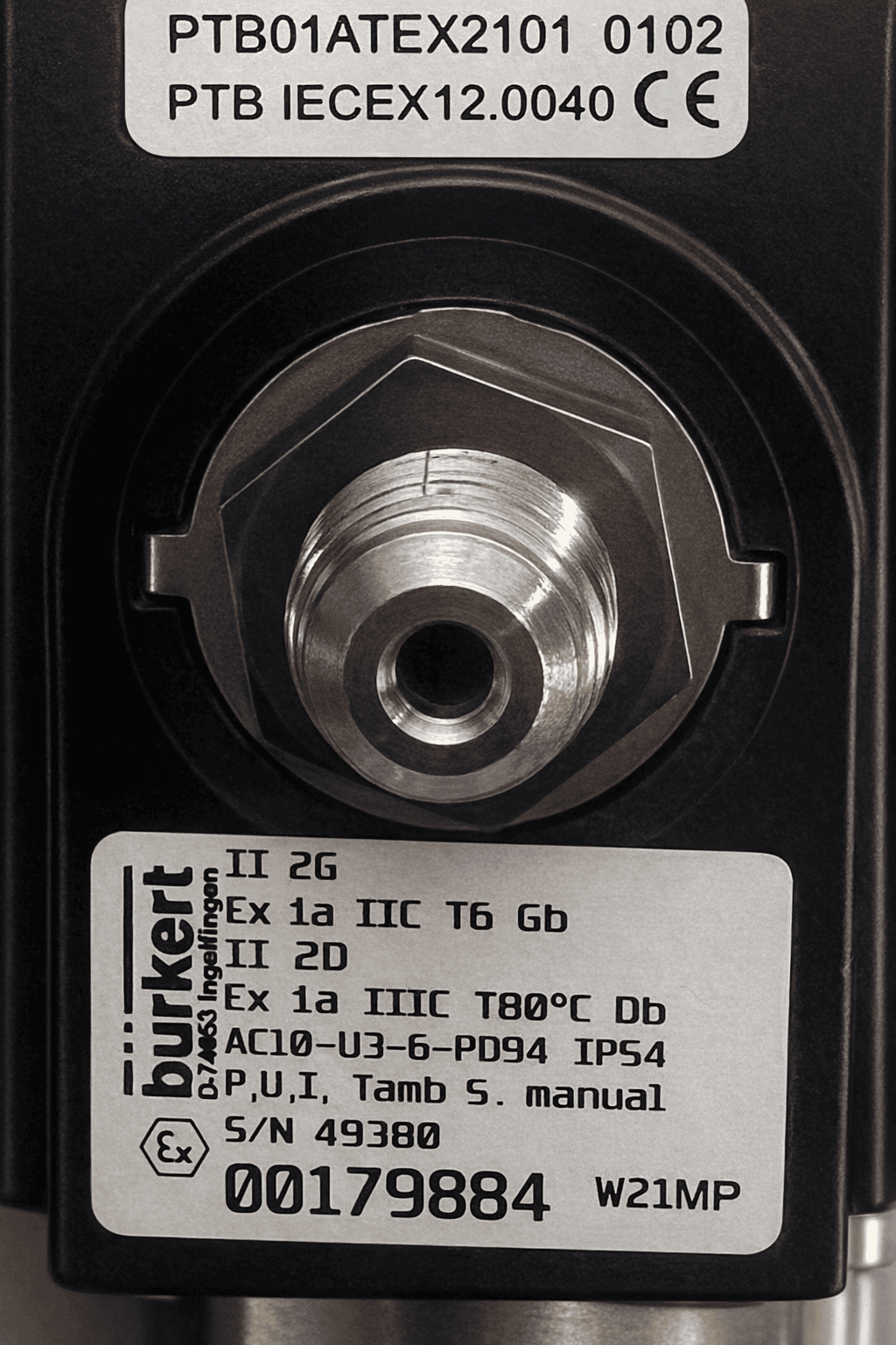 Burkert 6014 C 0.9 FKM Va Solenoid Valve 49380 thumbnail