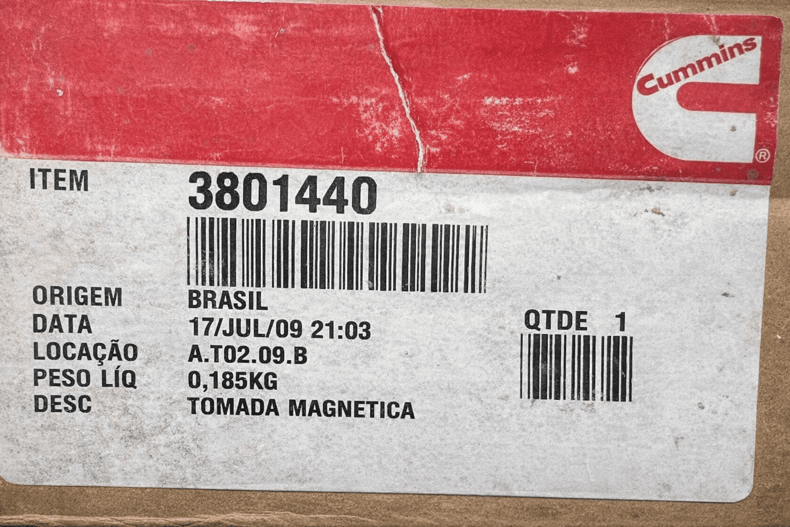 Cummins Brasil Tomada Magnetica thumbnail