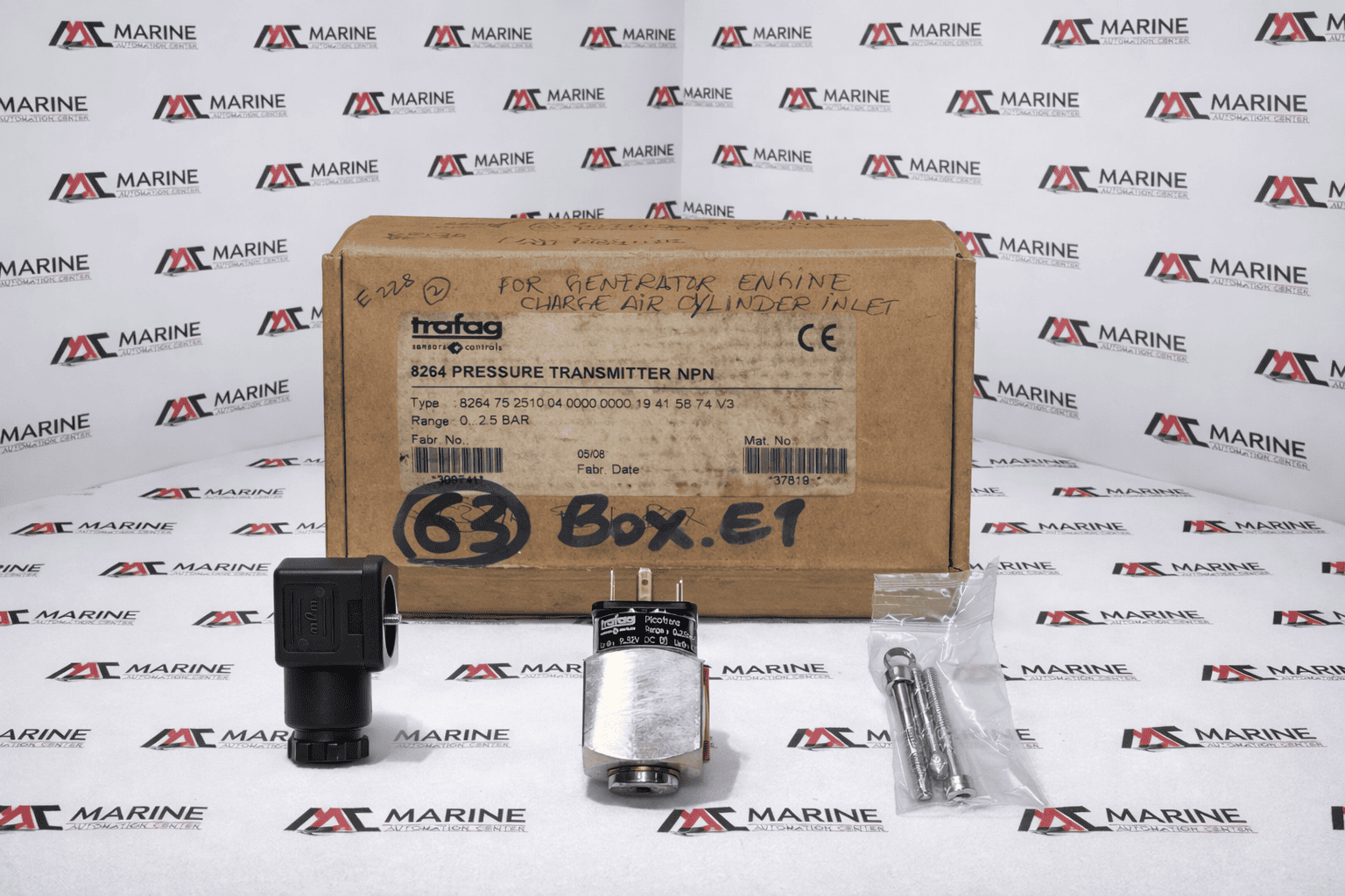 Trafag 8264.75.2510 Pressure Transmitter 0-2.5Bar