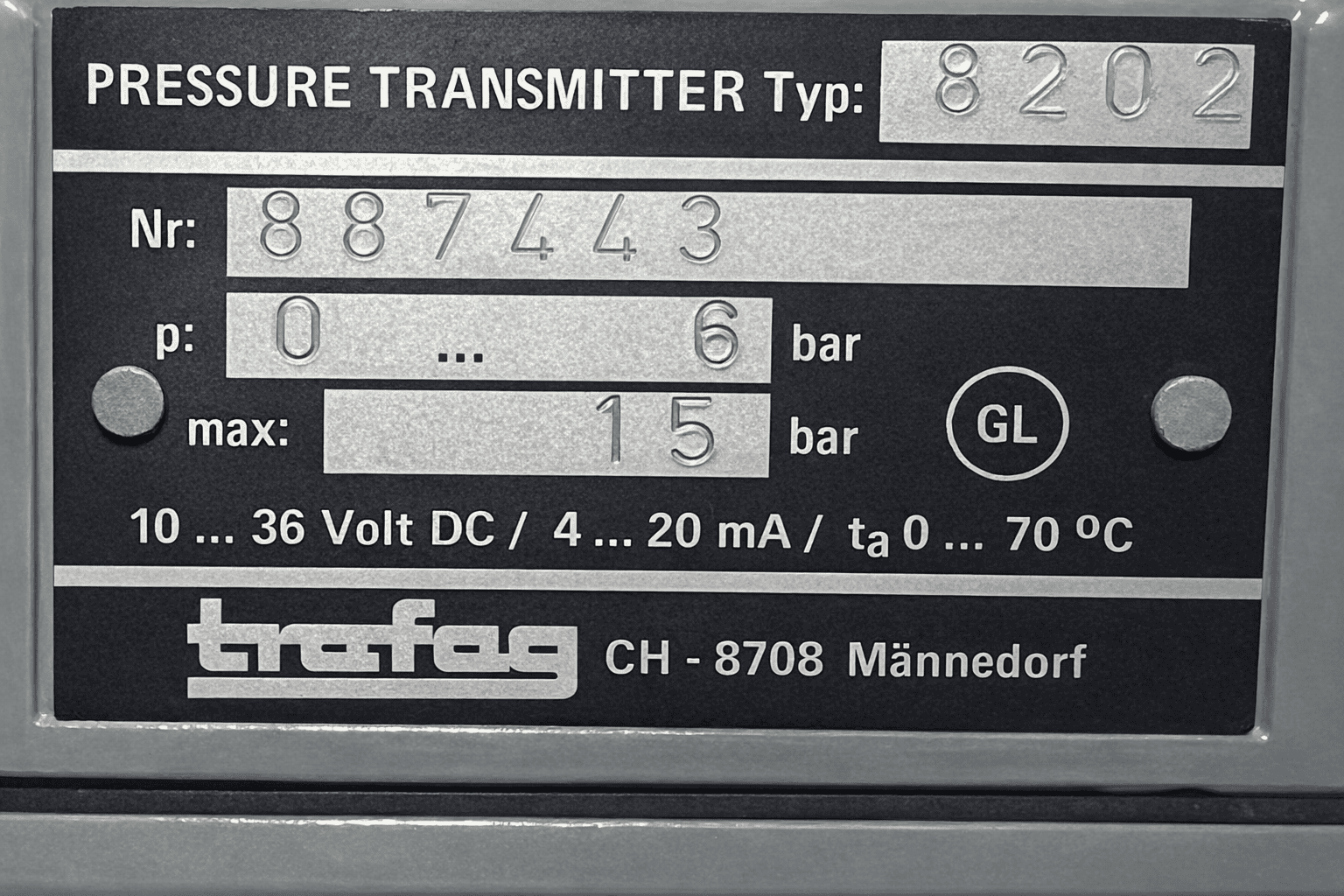 Trafag 8202 Pressure Transmitter thumbnail
