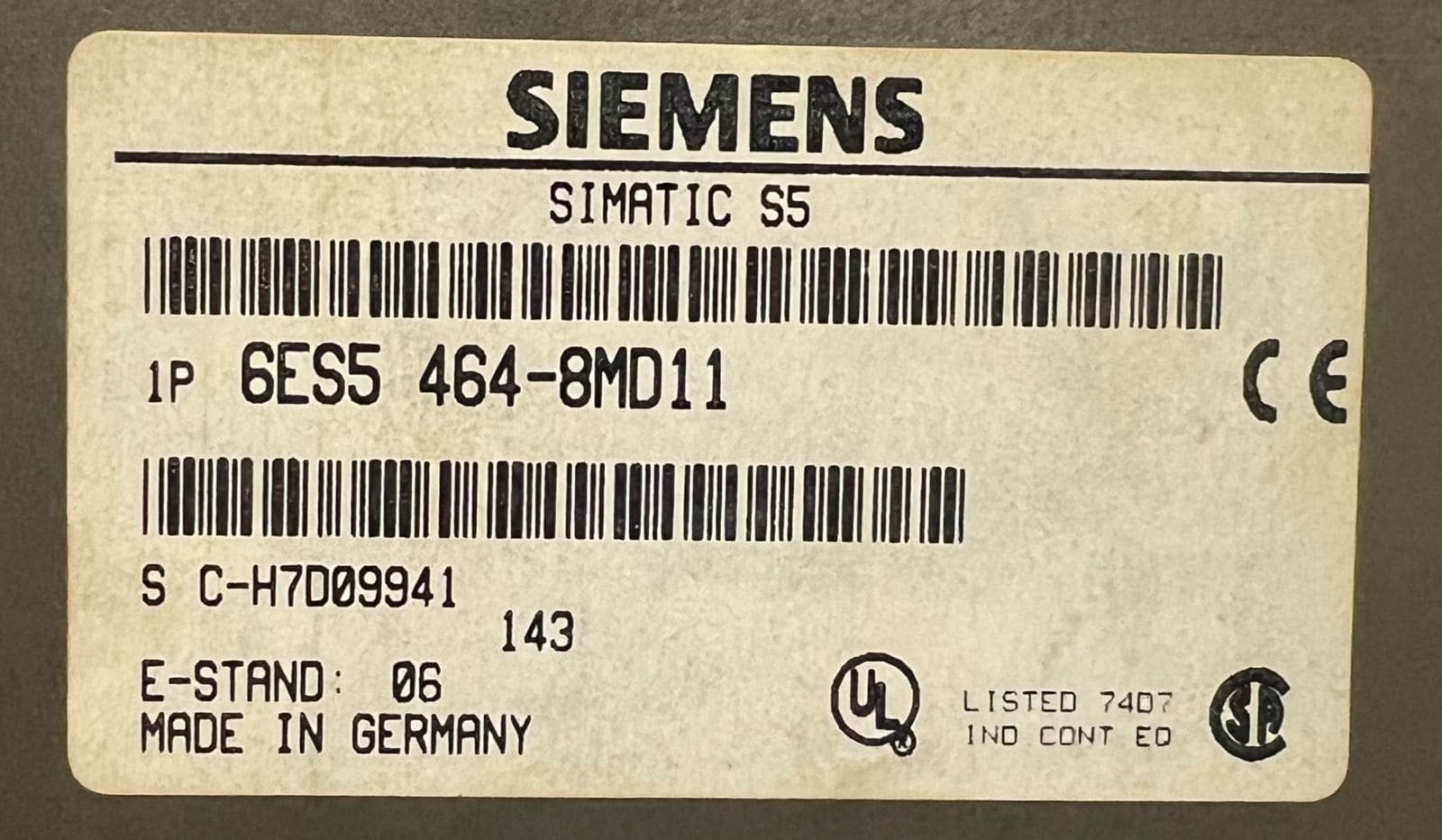 Siemens 6es5464-8md11 Analog Input Module Simatic s5 thumbnail