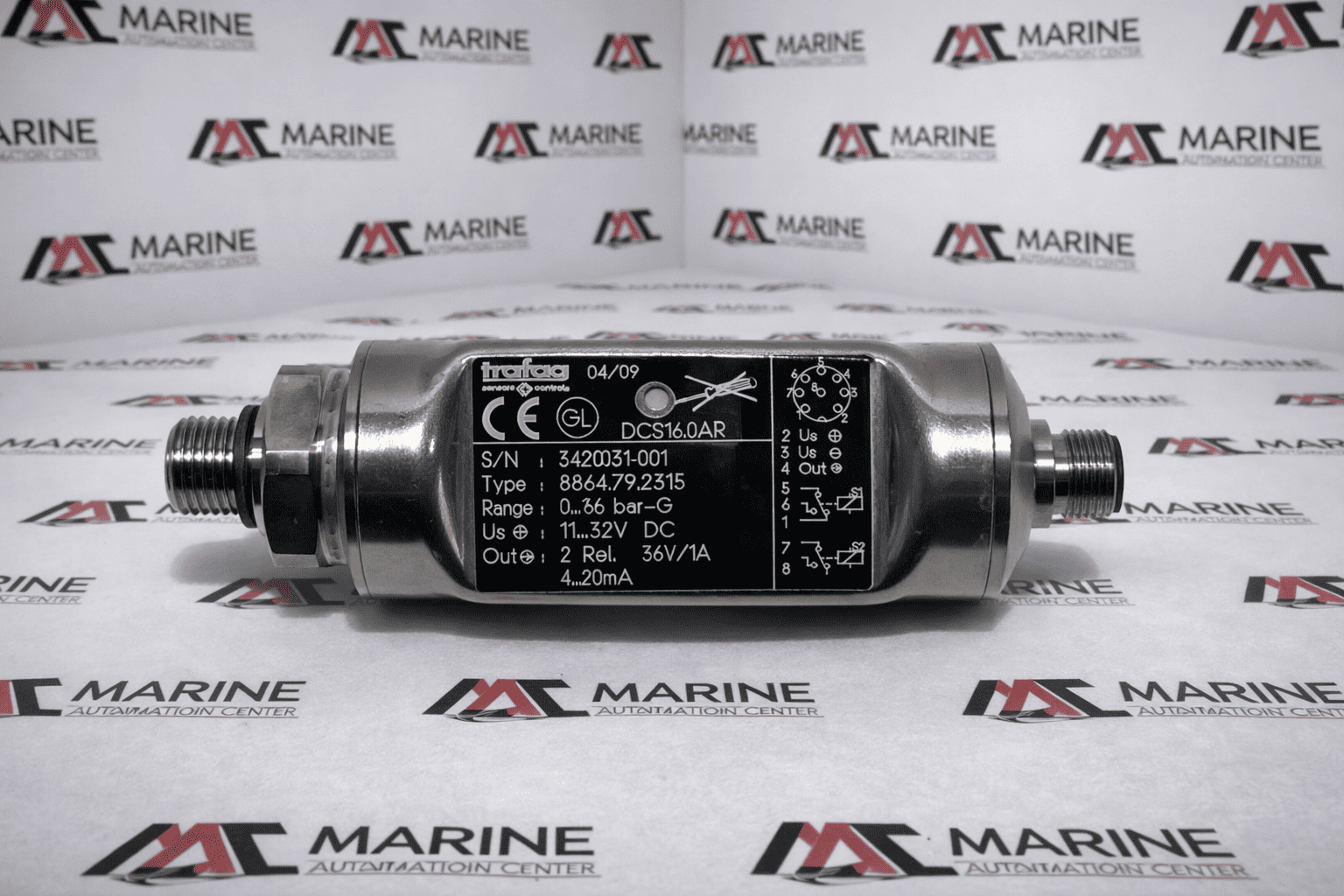 Trafag Dcs16.0ar Pressure Transmitter 342031-001 thumbnail