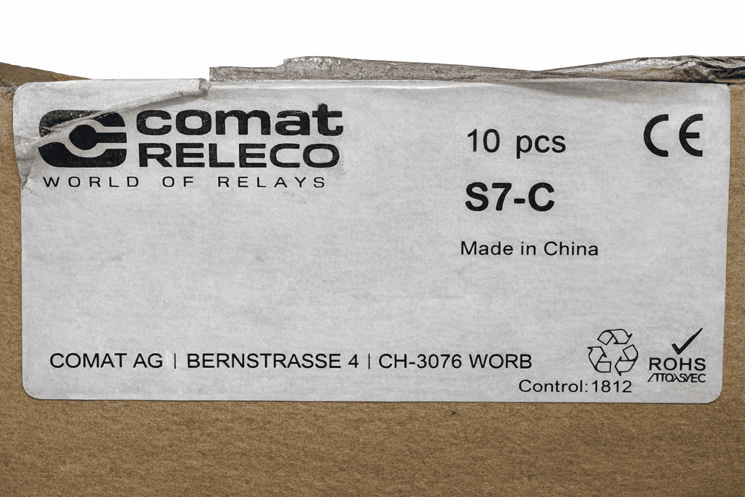 Lot Of 10x Comat Releco S7-c Relay Socket thumbnail