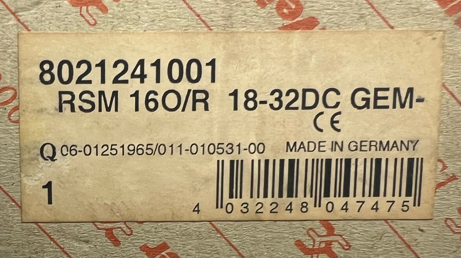 Weidmuller RSM 16or 1832dc Gem Digital Input Extension Module 8021241001 thumbnail