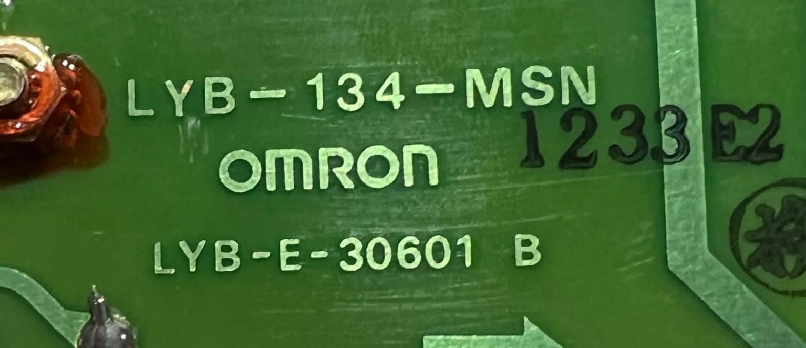 Omron Lyb-134msn Printed Circuit Board Lyb-E-30604 A thumbnail
