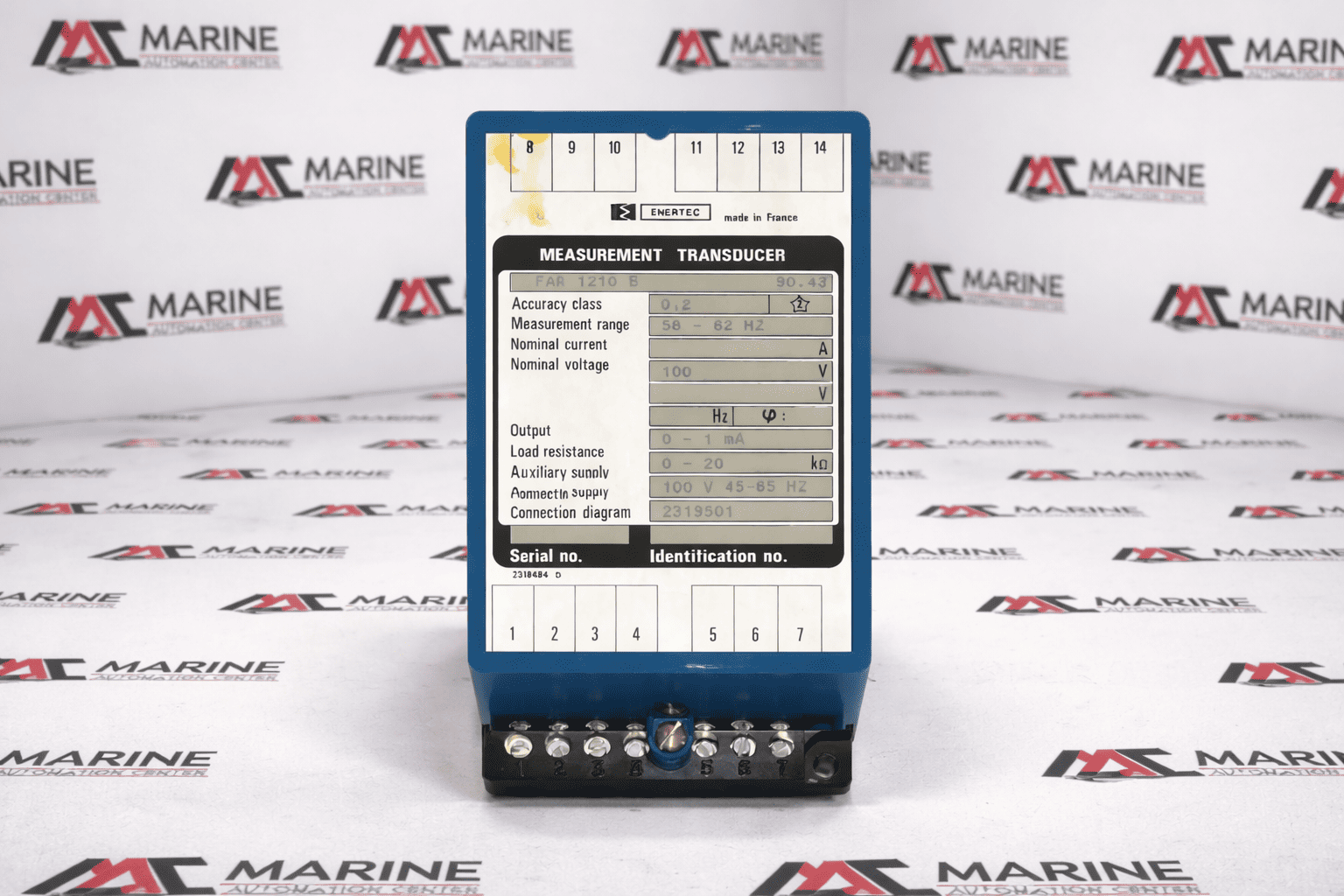 ENERTEC FAR 1210 B Measurement Transducer 7JLKGUG001 thumbnail