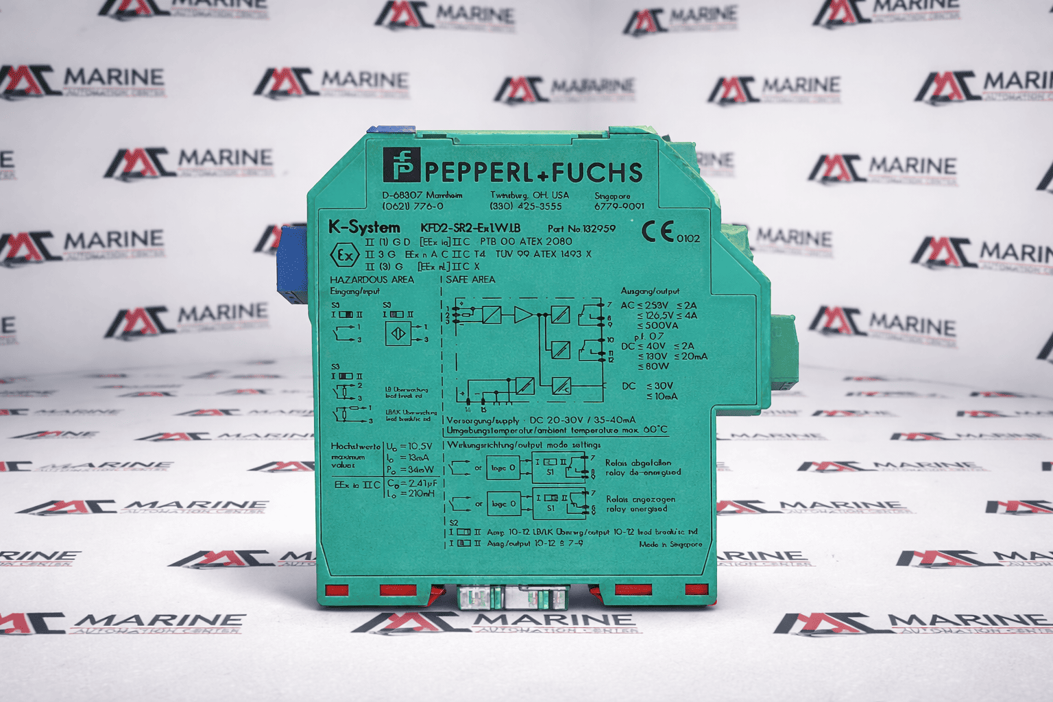 Pepperl+fuchs KFD2-SR2-Ex1.W1.B Relay Module 132959 thumbnail