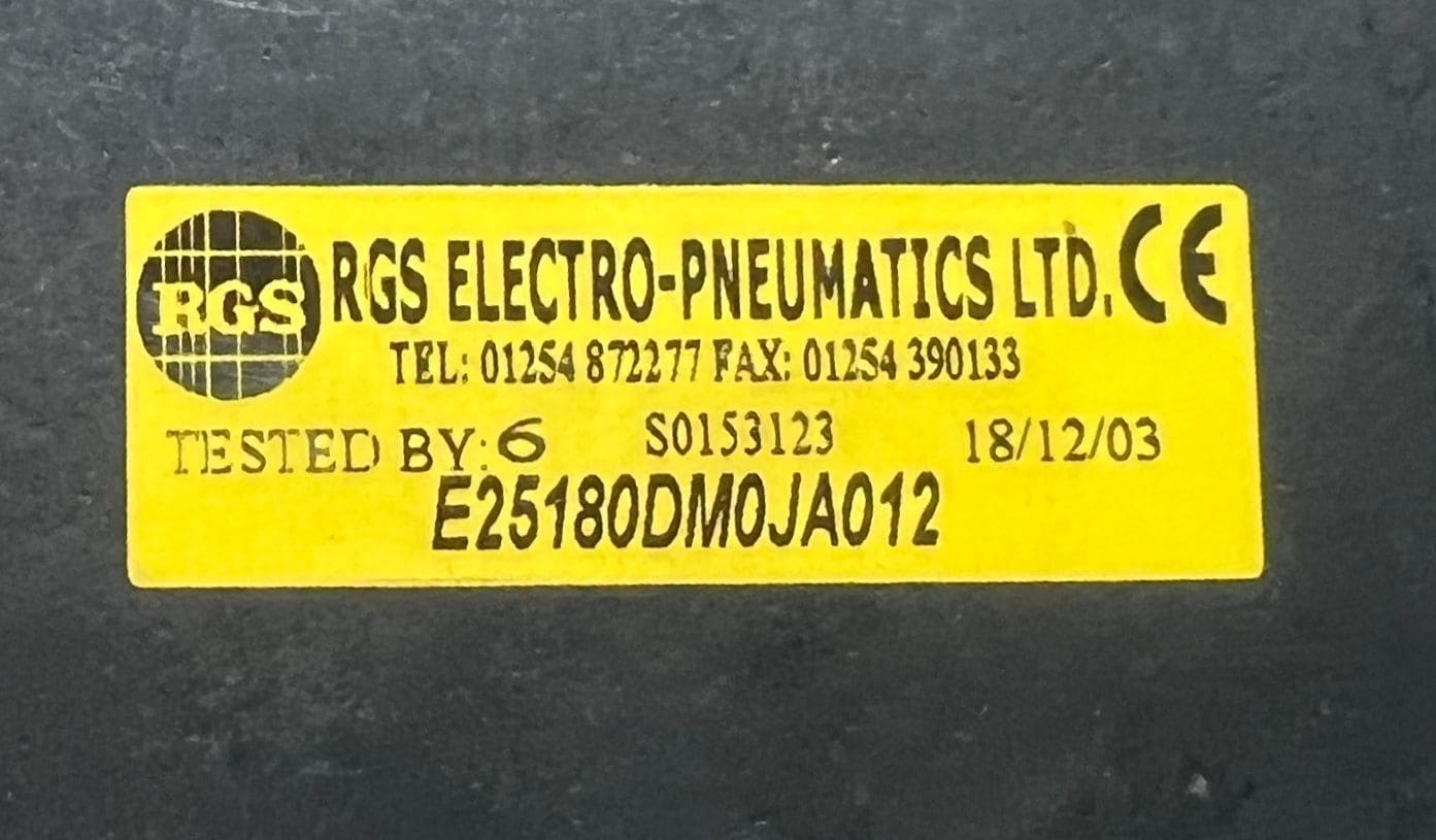 RSG ELECTRO S0153123 SOLENOID VALVE E25180DM0JA012 thumbnail