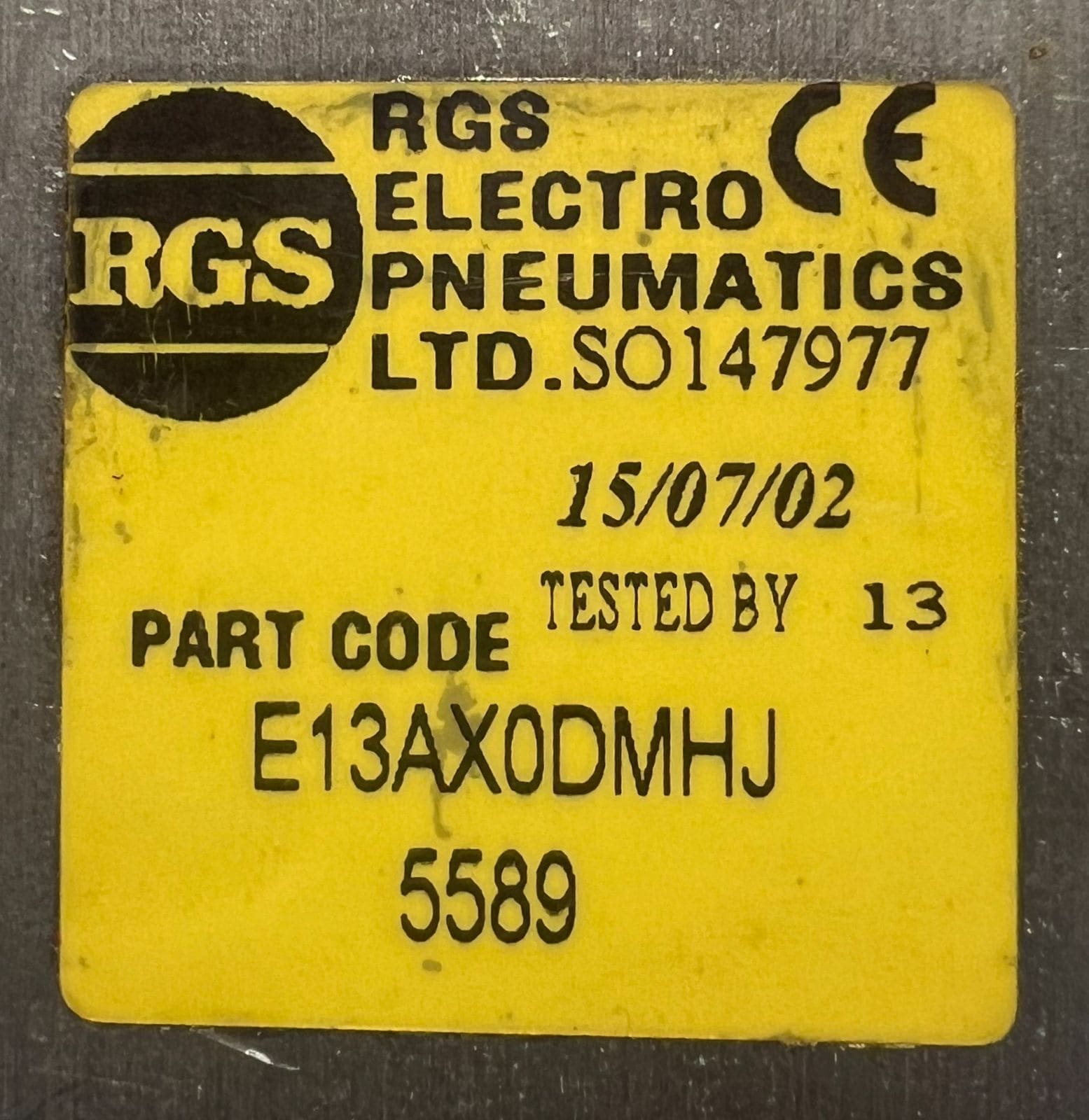 RSG ELECTRO S0147977 SOLENOID VALVE E25180DM0JA012 thumbnail