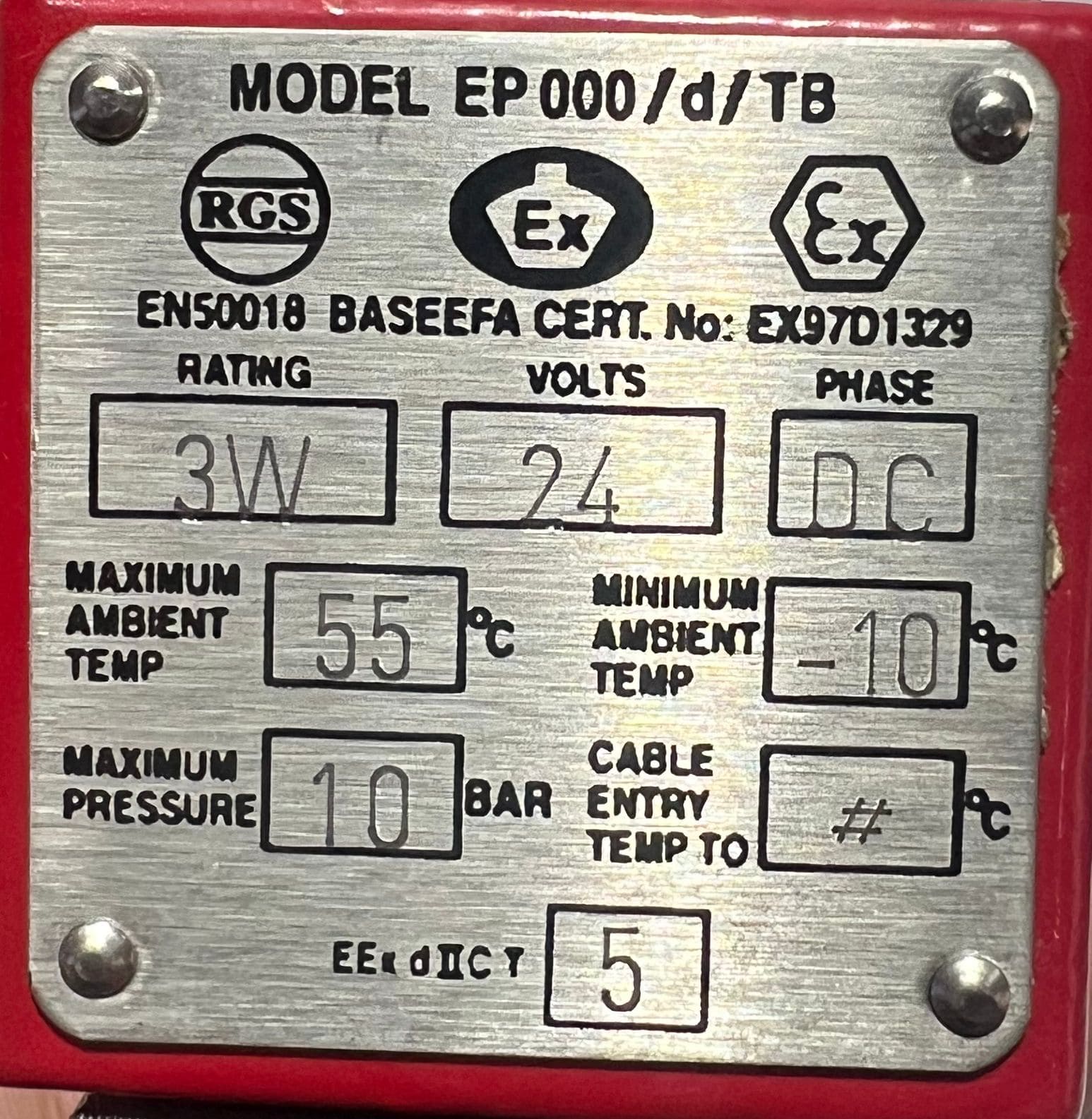 RSG ELECTRO S0147977 SOLENOID VALVE E25180DM0JA012 thumbnail