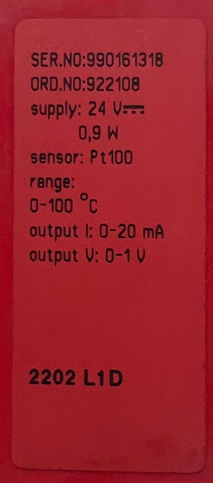 PR ELECTRONICS 2202 L1D R/I TRANSMITTER  2202S102 thumbnail
