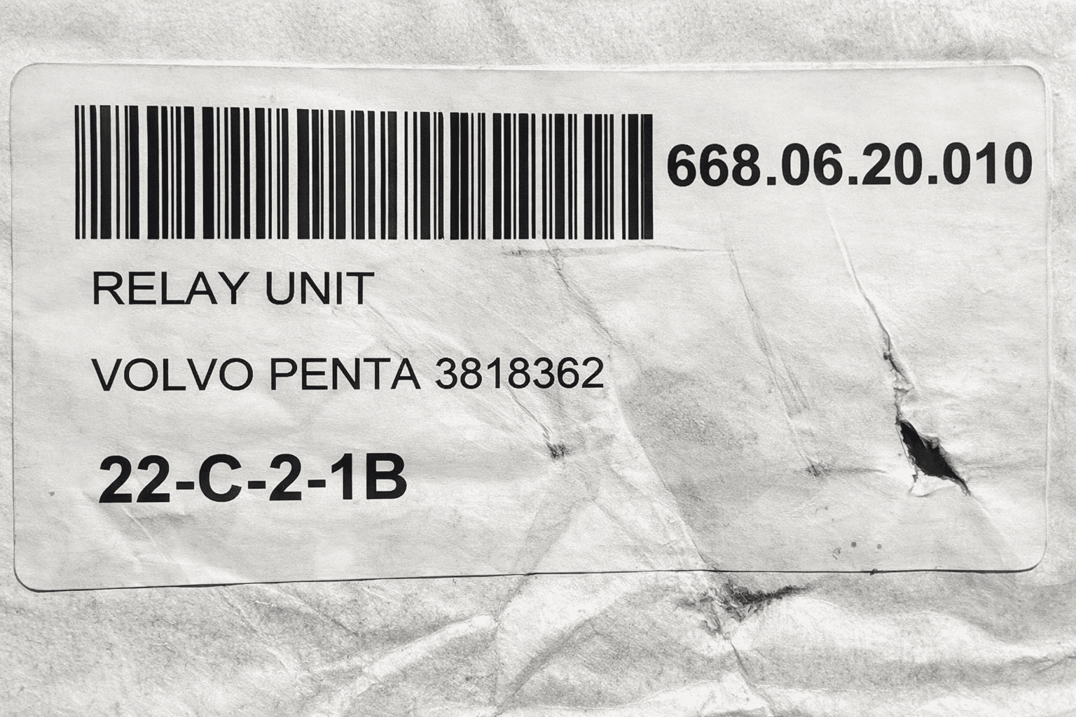 VOLVO PENTA 3818362 RELAY UNIT 668.06.20.010 thumbnail