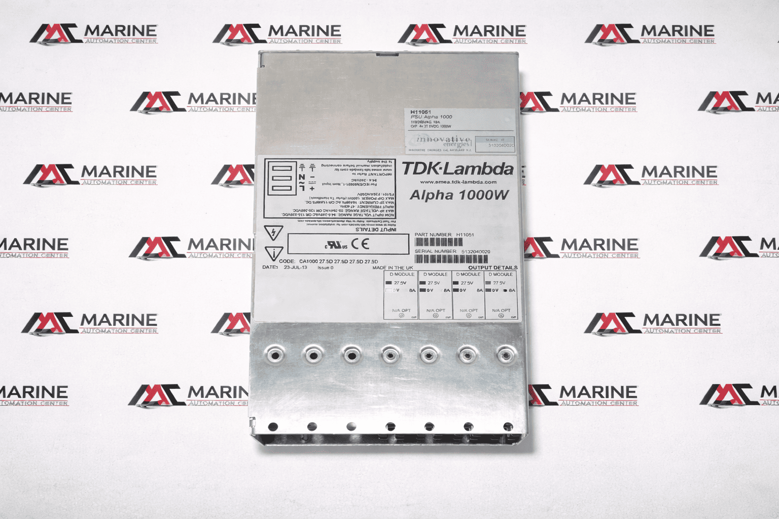 TDK-LAMBDA  H11051 POWER SUPPLY MODULE ALPHA 1000W thumbnail