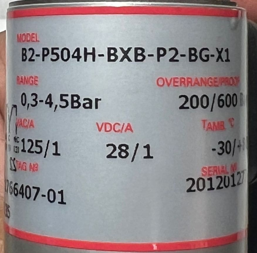 Beta B2-P504H-BXB-P2-BG-X1 Pressure & Temperature Switches thumbnail