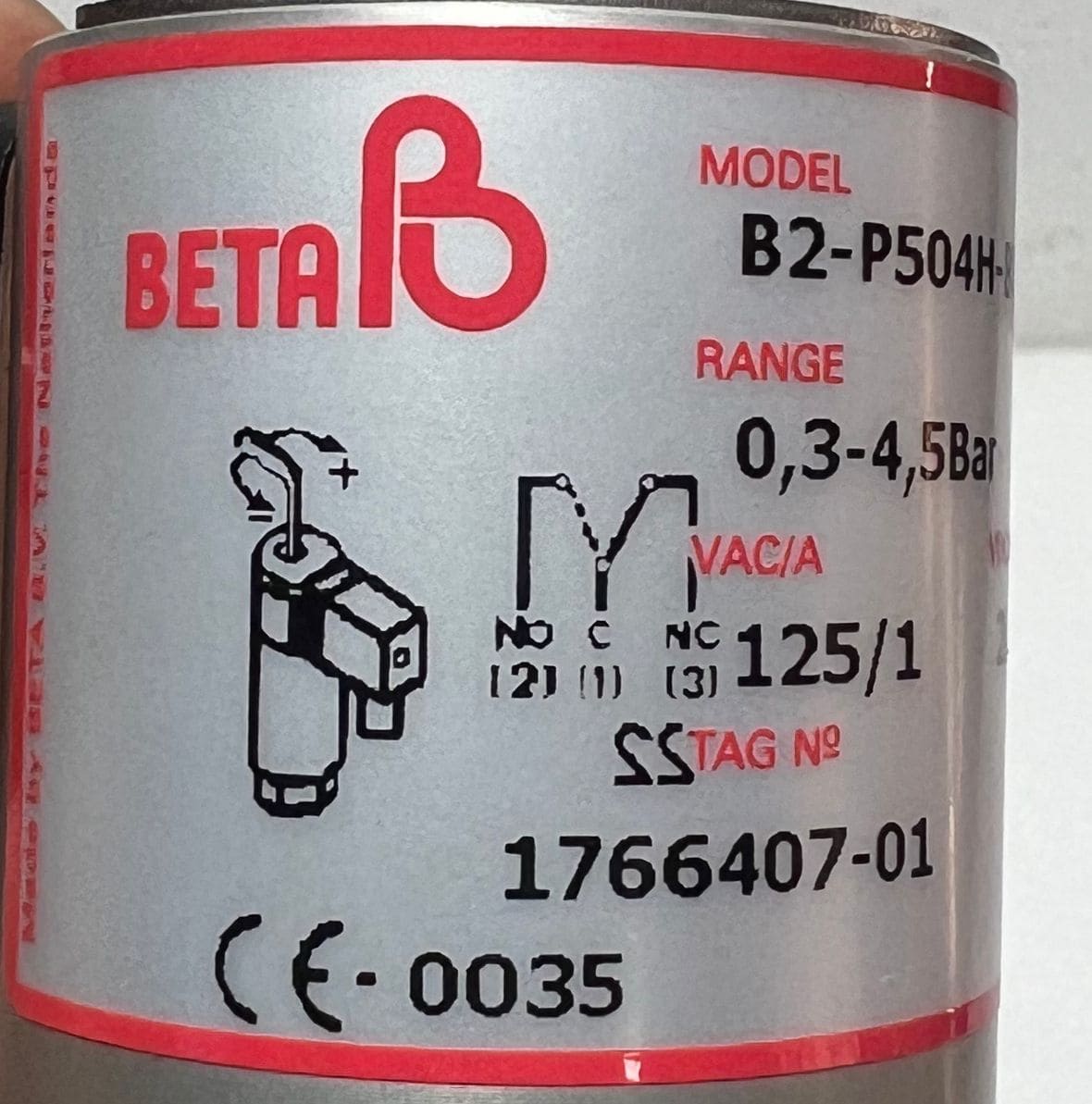Beta B2-P504H-BXB-P2-BG-X1 Pressure & Temperature Switches thumbnail