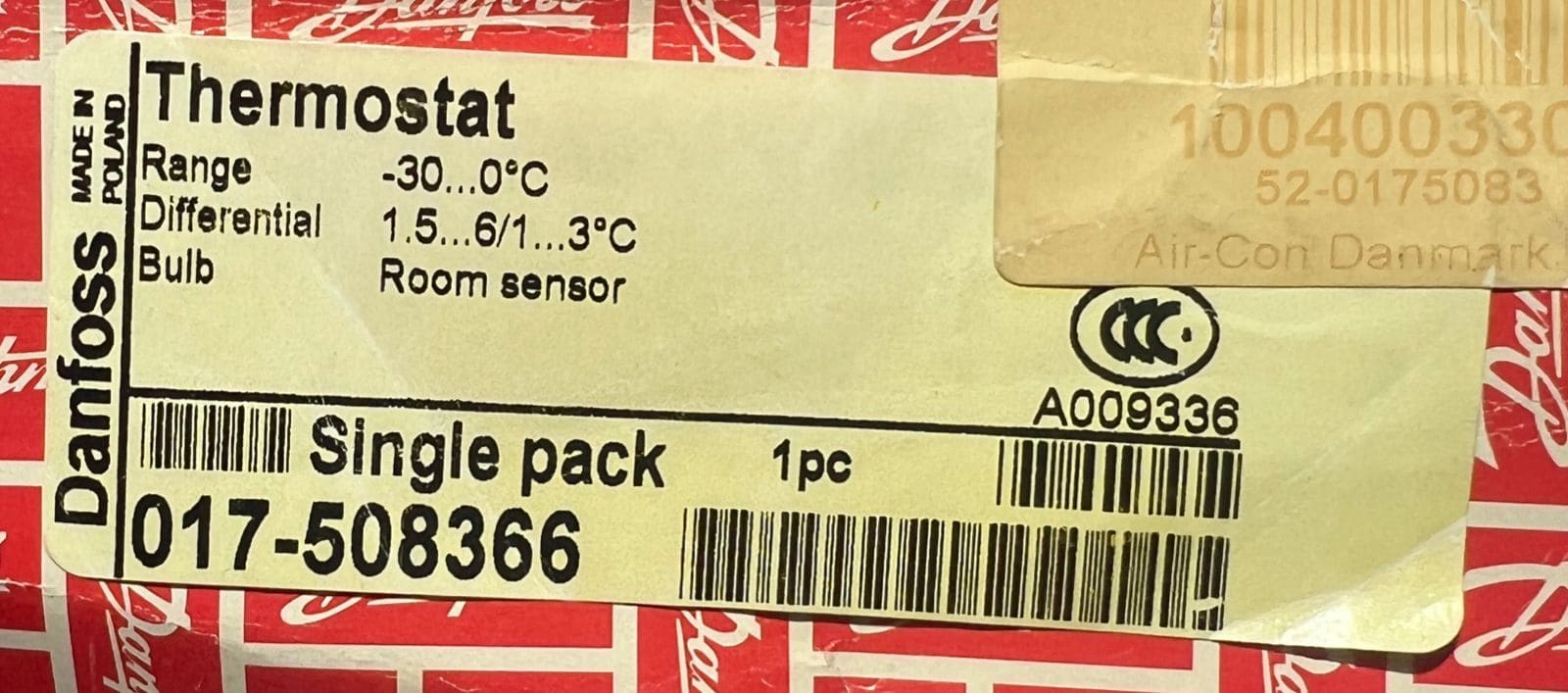 DANFOSS 017-508366 Mechanical Temperature Thermostat RT11 thumbnail