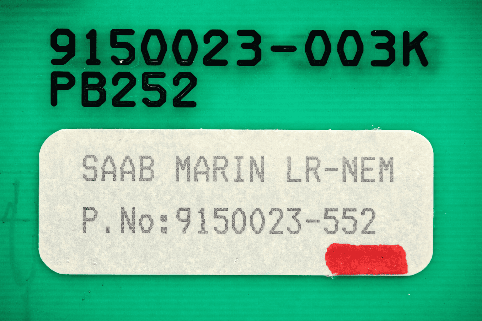 Saab marine mem PB252 tankradar pcb card 9150023-003K thumbnail