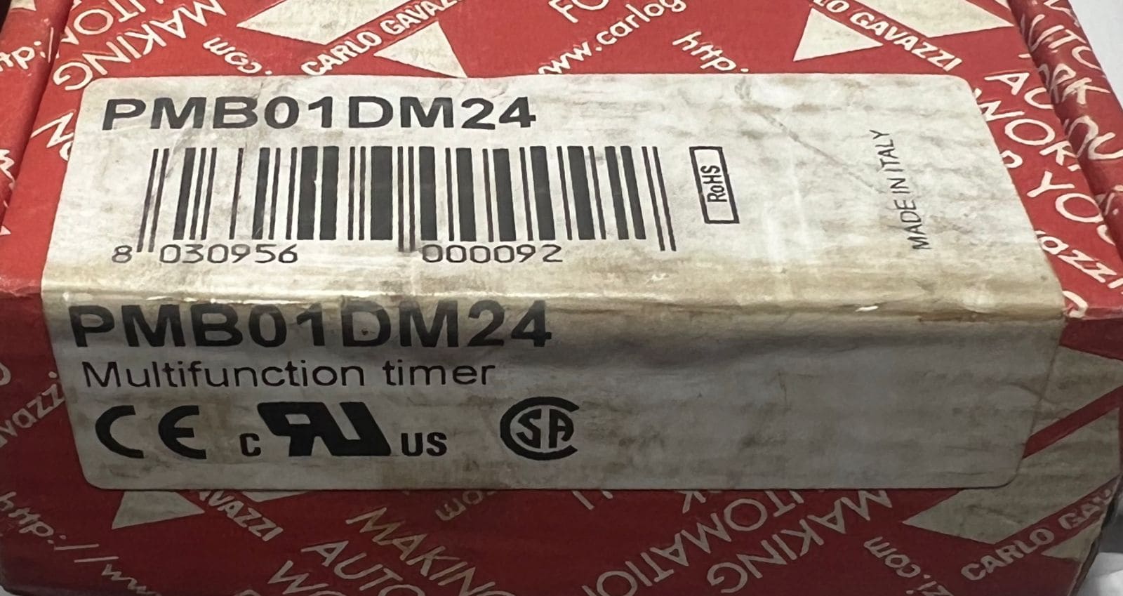 CARLO GAVAZZI PMB01DM24 MULTIFUNCTION TIMER BI3040038101G thumbnail