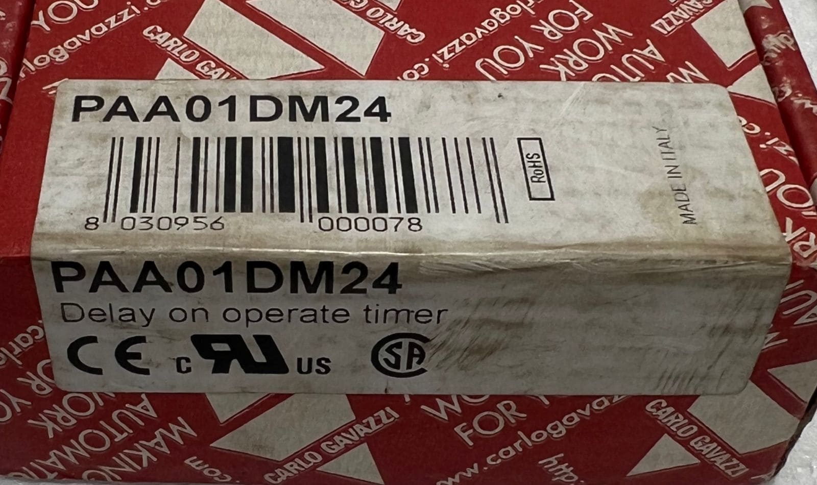 CARLO GAVAZZI PAA01DM24 MULTIFUNCTION TIMER BI2840043101A thumbnail