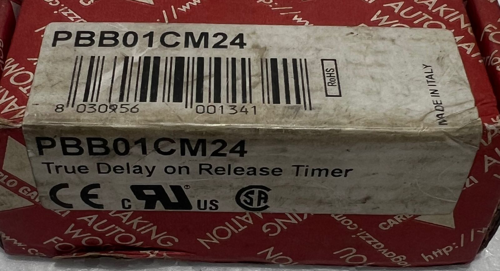 CARLO GAVAZZI PBB01CM24 MULTIFUNCTION TIMER BJ0260183001C thumbnail