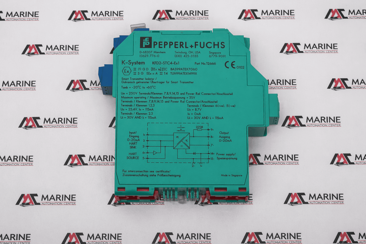 Pepperl+Fuchs KFD2-STC4-Ex1 SMART TRANSMITTER POWER SUPPLY 112666 thumbnail