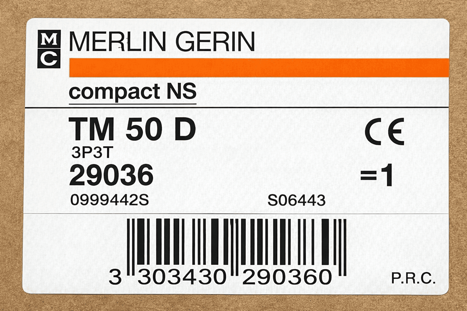Merlin Gerin TM50D Compact NS 29036 thumbnail