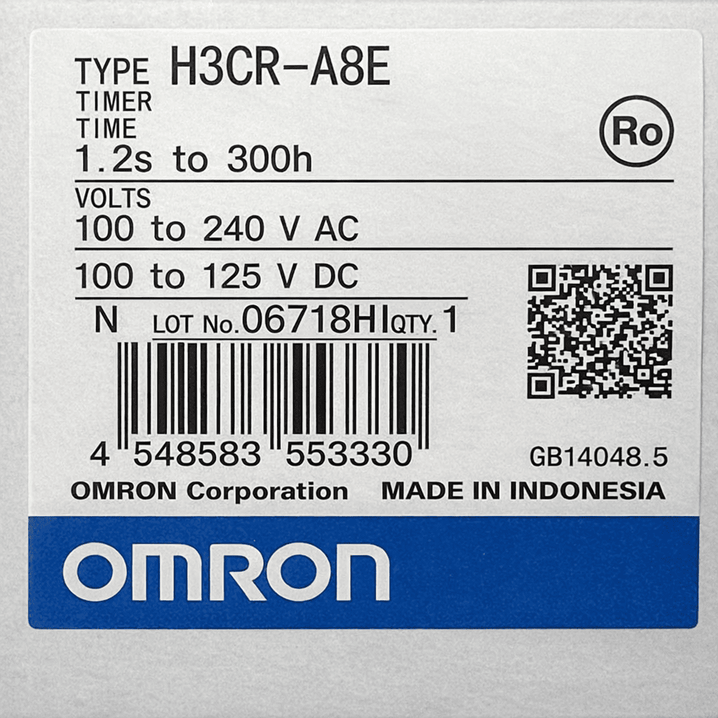 OMRON H3CR-A8E TMER RELAY 06718HI thumbnail